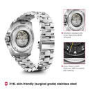 Victorinox Journey 1884 Automatic Swiss made, Black Dial Watch, 43 MM, Wrist Watch For Men