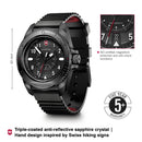 Victorinox Journey 1884 Quartz Swiss made, Black Dial Watch, 43 MM, Wrist Watch For Men