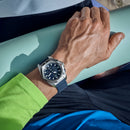 Victorinox I.N.O.X. Chrono Swiss made, Blue Dial, 43 mm, Blue Rubber Strap, Large Swiss Made Chronograph Quartz Watch