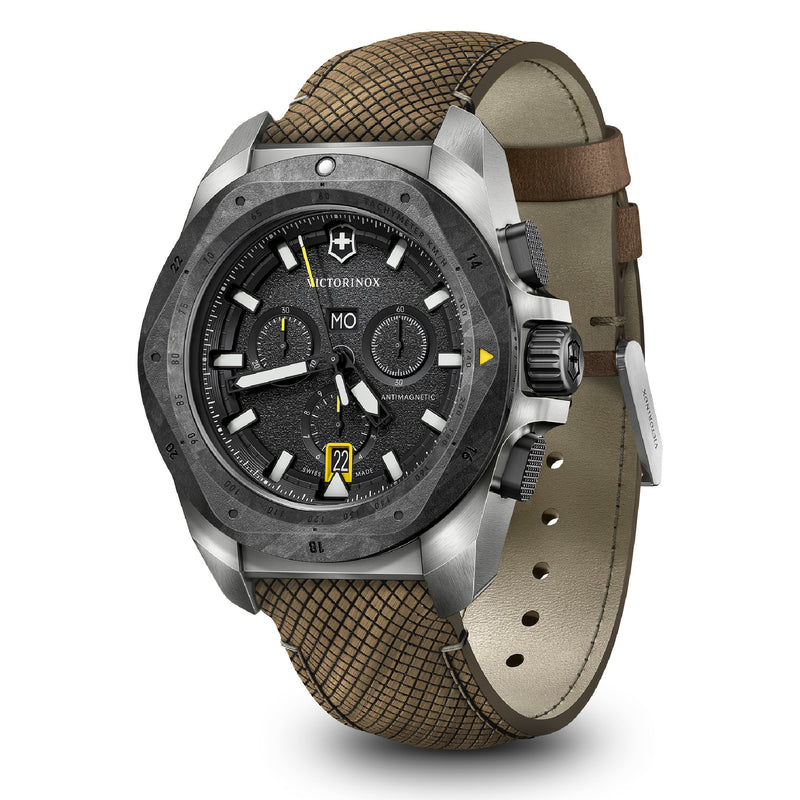 Victorinox Chrono Carbon Swiss Made, Black Dial, 43 mm, 200m