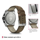 Victorinox I.N.O.X. Chrono Carbon Swiss Made, Black Dial, 43 mm, 200m Water Resistant Wrist Watch