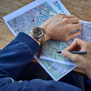 Victorinox I.N.O.X. Chrono Carbon Swiss Made, Black Dial, 43 mm, 200m Water Resistant Wrist Watch