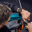 Victorinox I.N.O.X. Chrono Swiss Made, Black Dial, 43 mm, Paracord Strap,  Large Swiss Made Chronograph Watch