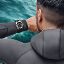 Victorinox Dive Pro Swiss Made, Black Dial, 43 mm, Black Rubber Strap, Large Quartz Watch