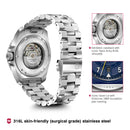 Victorinox Journey 1884 Automatic Swiss Made, Blue Dial Watch, 43 MM, Wrist Watch For Men