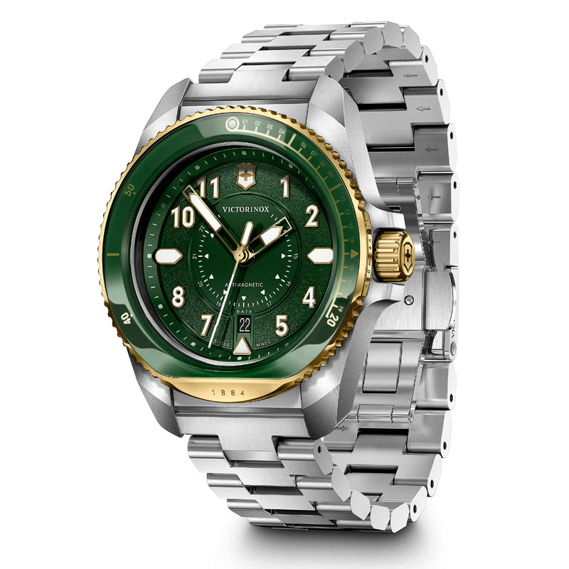 Victorinox Journey 1884 Quartz, Green Dial, Water Resistant Wrist Watch