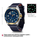 Victorinox Journey 1884 Quartz Swiss Made, Blue Dial, 43 mm, 200m Water Resistant Wrist Watch