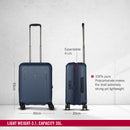 Victorinox Werks Traveler 6.0, 20" Global Carry-On, Hardside, Blue