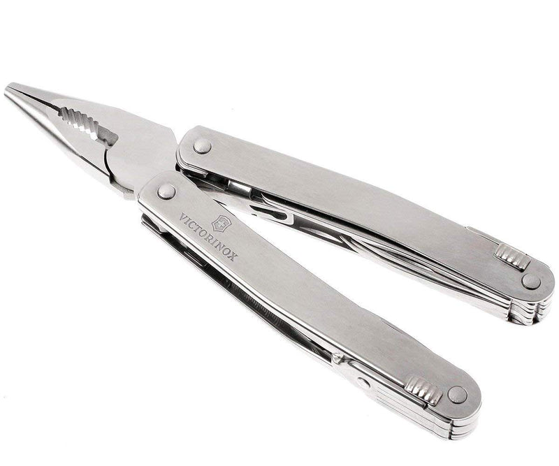 Victorinox SwissTool Spirit XC -26 Tool, Pocket Size with Wire Stripper in a Pouch, Silver