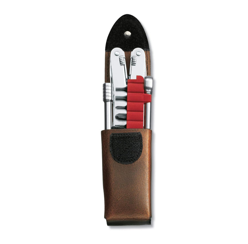 Victorinox Swiss Tool Spirit XC Plus Ratchet - 36 in 1 Stainless Steel Professional Multipurpose Tool with pliers in a leather pouch,