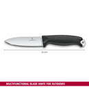 Victorinox Swiss Army Knife Venture, Large (23.3 cm) Black, Polymer Handle