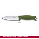 Victorinox Swiss Army Knife Venture, Large (23.3 cm) Olive, Polymer Handle