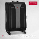 Wenger, Fantic Large Softside Case, Black, 109 Liters, Swiss designed-blend of style & function