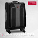Wenger, Fantic Medium Softside Case, Black, 71 Liters, Swiss designed-blend of style & function