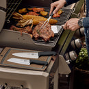 Victorinox Swiss Fibrox Stainless Steel Carving Knife, Straight Blade, Black, 20 cm, Swiss Made