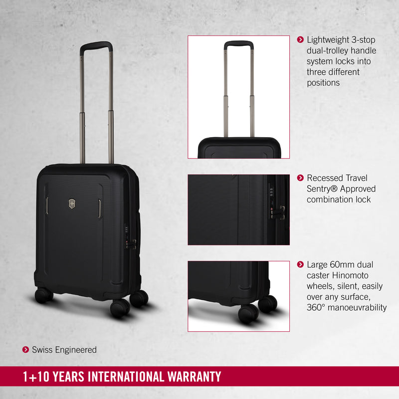 Victorinox Werks Traveler 6.0, 20" Global Carry-On, Hardside, Black
