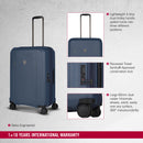 Victorinox Werks Traveler Polycarbonate 6.0 Medium Hardside Case (Blue)