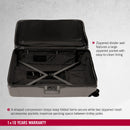 Victorinox Swiss Designed Trolley Suitcase, Lexicon Large Hardside Luggage Bag, 105 Litres, Gray
