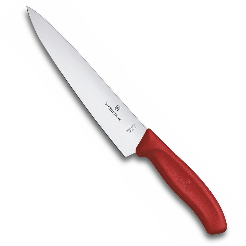 Victorinox Swiss Made Swiss Classic Carving Knife 19cm Red