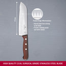 Victorinox Rosewood Santoku Knife Fluted Edge 17cm
