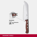 Victorinox Rosewood Santoku Knife Fluted Edge 17cm
