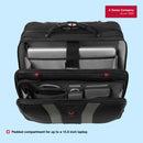 Wenger, Granada 15.6 Inches Wheeled Laptop Case, 24 liters, Black, Business Travel Bag, Swiss Designed