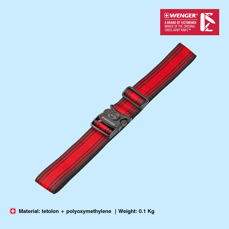 Wenger, Luggage Strap, Red, Travel Accessories Refresh, Swiss Designed