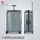 Victorinox Swiss Designed Airox Large Hardside Luggage, 98 litres, Silver, Check-in Trolley bag