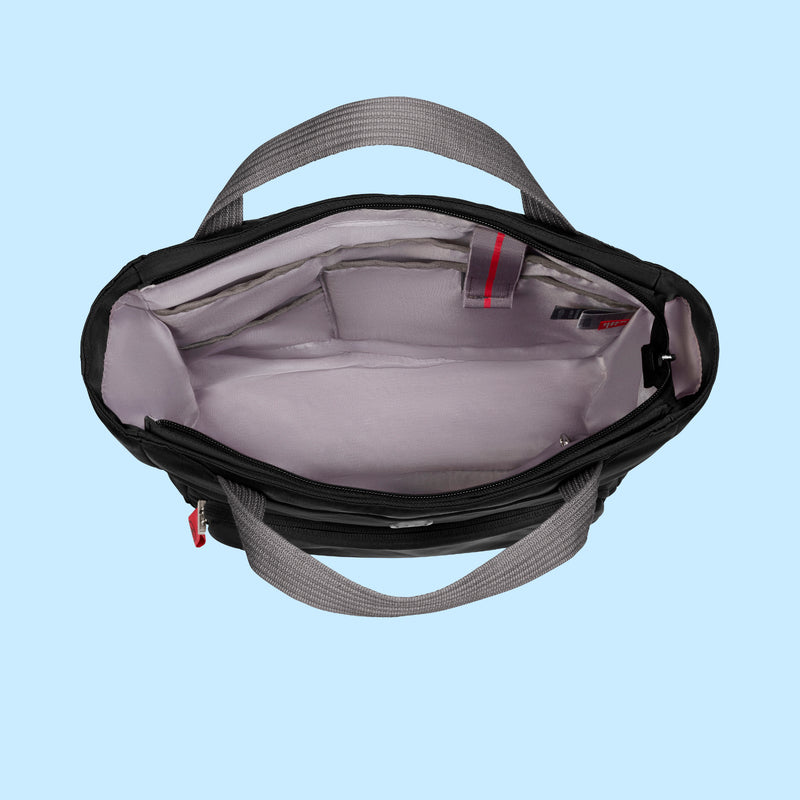 Wenger, Motion Vertical, Inches Laptop Tote Bag, 18 liters, Blac