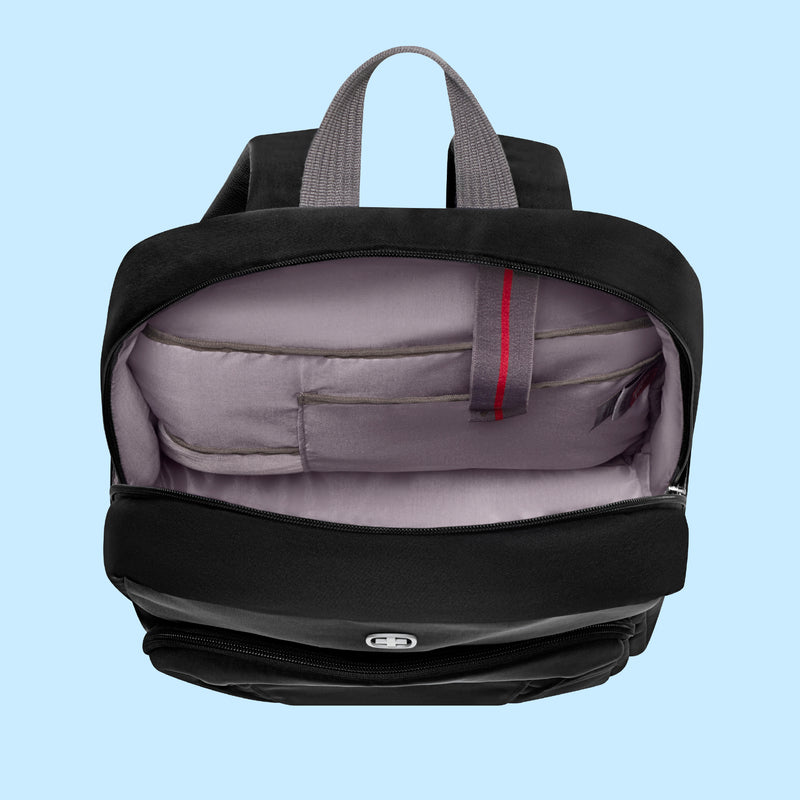 Wenger, Motion, 15.6 Inches Laptop Backpack, 20 liters, Black, Business Travel Bag, Swiss Designed
