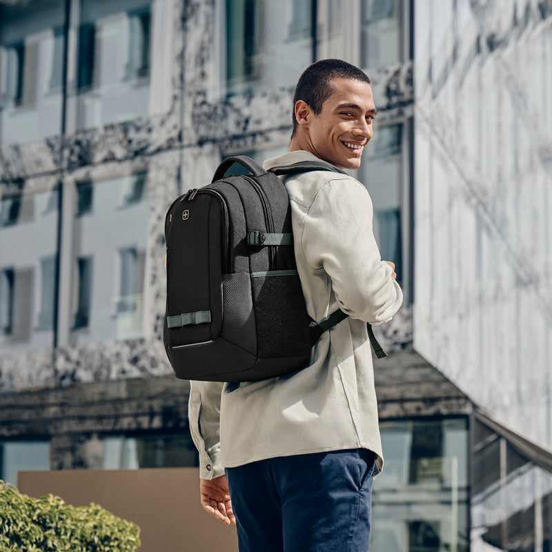 Wenger, Next 23 Ryde, 16 Inches Laptop Backpack, 26 liters, Gravity Black, Work Bag, Swiss Designed