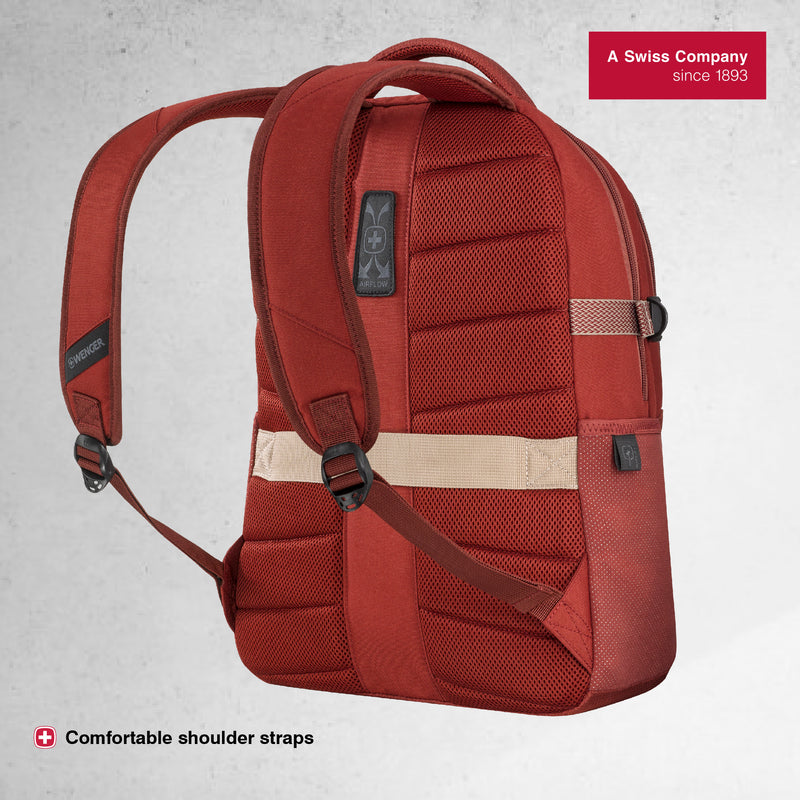 Wenger, Next 23 Ryde, 16 Inches Laptop Backpack, 26 liters, Lava, Work Bag, Swiss Designed