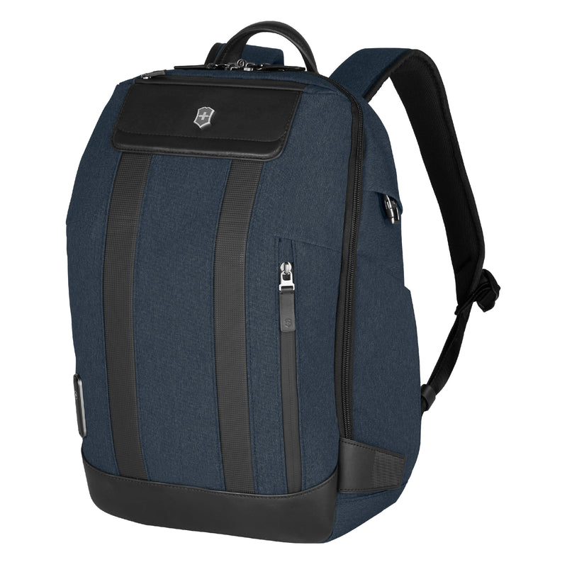 Victorinox Architecture Urban2 City Travel Backpack (17 litres) 14-inch Laptop Pocket, 42 cm, Blue, Polyester | Business Travel Office Bag