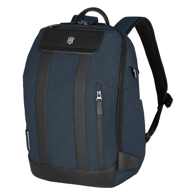 Victorinox Architecture Urban2 City Travel Backpack (17 litres) 14-inch Laptop Pocket, 42 cm, Blue, Polyester Business Travel Office Bag