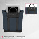 Victorinox Architecture Urban2 2-Way Carry Office Bag (20 litres), 15-inch laptop pocket, 40 cm, Blue, Ployester |  Business Travel Carry Tote Bag