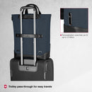 Victorinox Architecture Urban2 2-Way Carry Office Bag (20 litres), 15-inch laptop pocket, 40 cm, Blue, Ployester |  Business Travel Carry Tote Bag