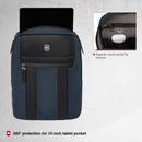 Victorinox Architecture Urban2, Office Bag (6 litres), 28 cm, Blue, Polyester | Business Travel Crossbody Sling Bag For Men, 10-inch Tablet Pocket