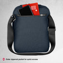 Victorinox Architecture Urban2, Office Bag (6 litres), 28 cm, Blue, Polyester | Business Travel Crossbody Sling Bag For Men, 10-inch Tablet Pocket