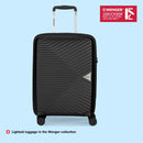 Wenger, Ultra-Lite Hardside Cabin Luggage, 36 Liters, Black, Travel Suitcase, Swiss Designed