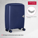 Wenger, Ultra-Lite Hardside Cabin Luggage, 36 Liters, Blue, Travel Suitcase, Swiss Designed