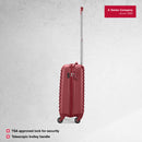 Wenger In-Flight Cabin Hardside Suitcase, 38 Litres, Red, Swiss designed