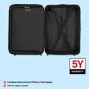 Wenger In-Flight Large Hardside Check-In Suitcase, 96 Litres, Black, Swiss Designed