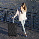 Wenger In-Flight Large Hardside Check-In Suitcase, 96 Litres, Black, Swiss Designed