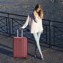 Wenger In-Flight Large Hardside Check-In Suitcase, 96 Litres, Red, Swiss Designed