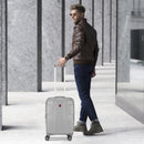 Wenger, Cote D' Azure Hardside Cabin Suitcase, 38 Litres, Silver, Swiss designed