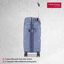 Wenger, Cote D' Azure Hardside Cabin Suitcase, 38 Litres, Blue, Swiss designed