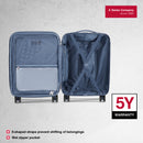 Wenger, Cote D' Azure Hardside Cabin Suitcase, 38 Litres, Blue, Swiss designed