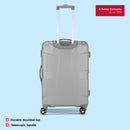 Wenger, Cote D' Azure Medium Hardside Check-In Suitcase, 64 Litres, Silver, Swiss designed