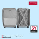 Wenger, Cote D' Azure Medium Hardside Check-In Suitcase, 64 Litres, Silver, Swiss designed
