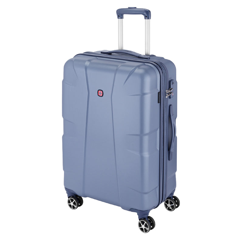 Wenger, Cote D' Azure Medium Hardside Check-In Suitcase, 64 Litres, Blue, Swiss designed